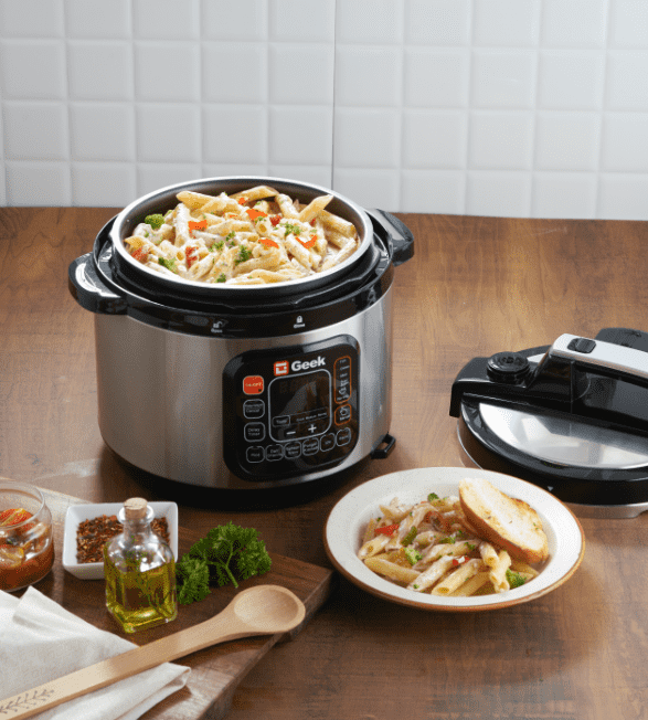 Make creamy pastas with Geek Robocook Zeta Automatic Electric Pressure cooker