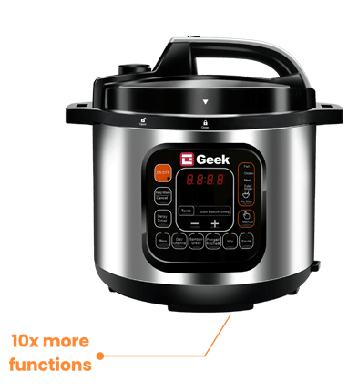 Geek Robocook Zeta Automatic Electric Pressure cooker is 10 times more powerful than regular cookers