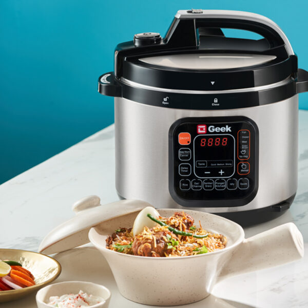 Chicken briyani made with Geek Robocook Zeta Automatic Electric Pressure cooker