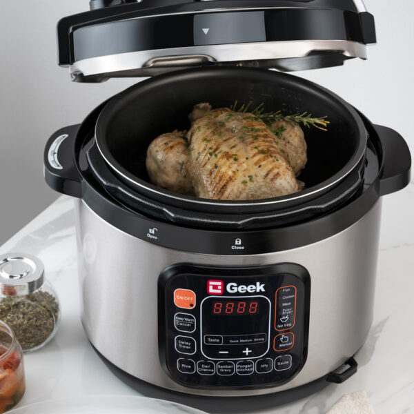 Make full chicken roast with Geek Robocook Zeta Automatic Electric Pressure cooker