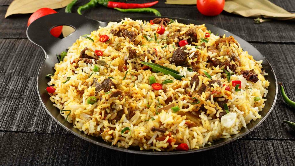 Minced meat pulav