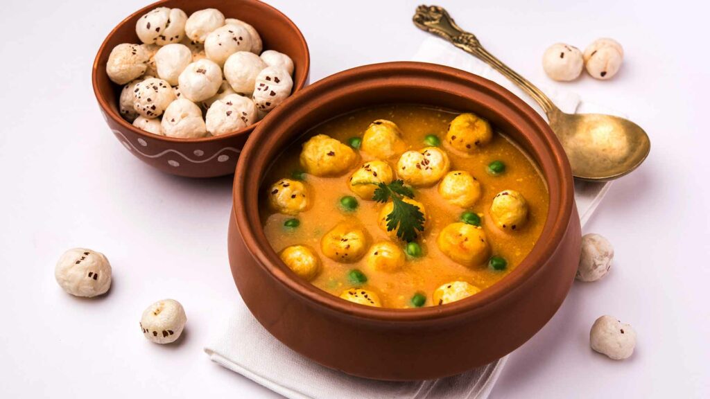 Phool Makhana (Lotus Seed) Curry