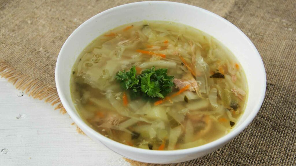Cabbage Oats soup