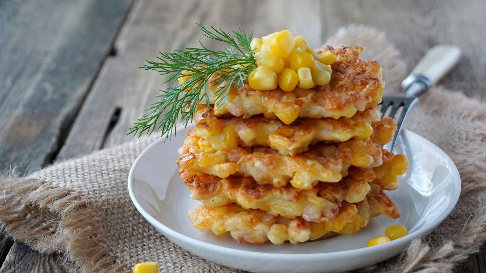  Corn Cheese Fritters