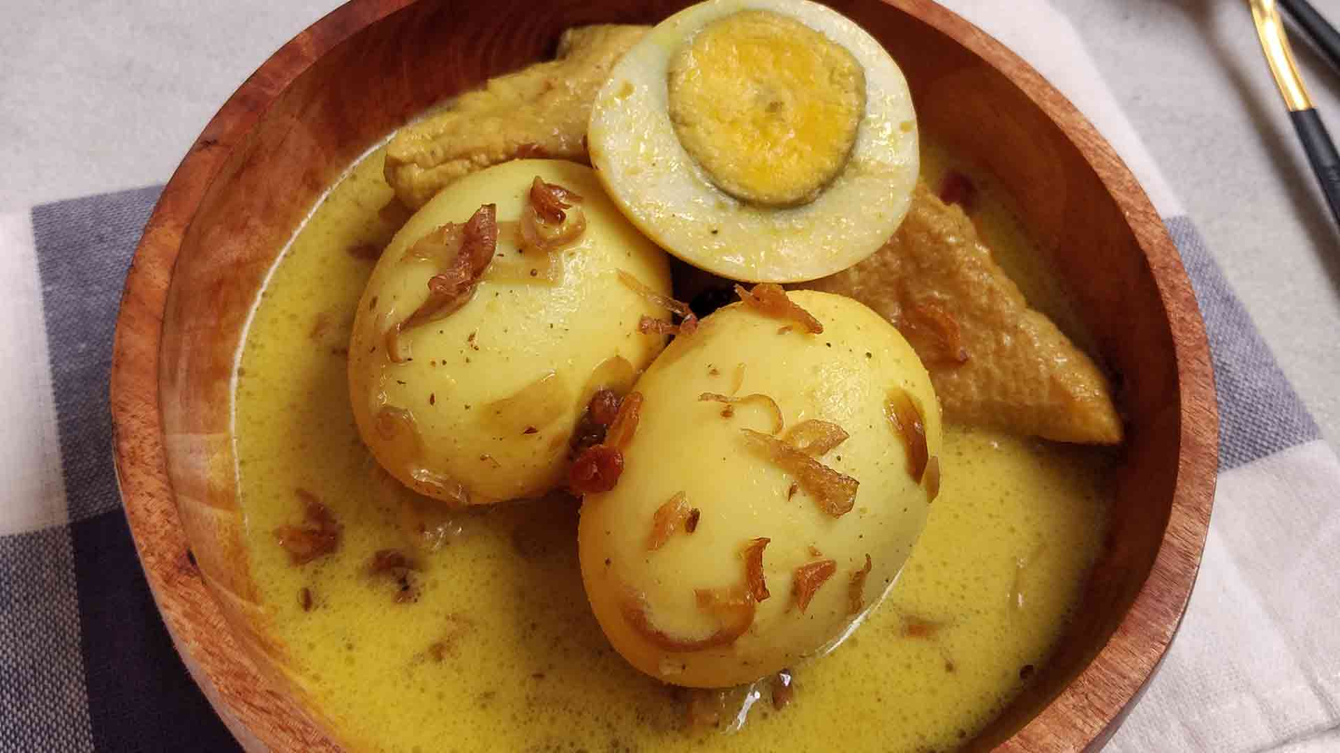 Egg malai masala