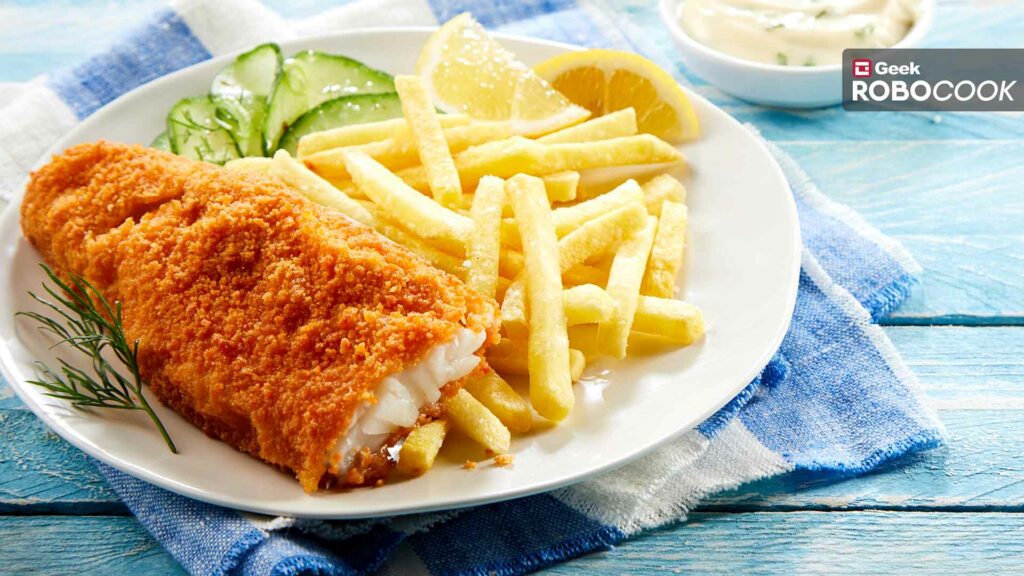 Crumb Fried Fish And Chips