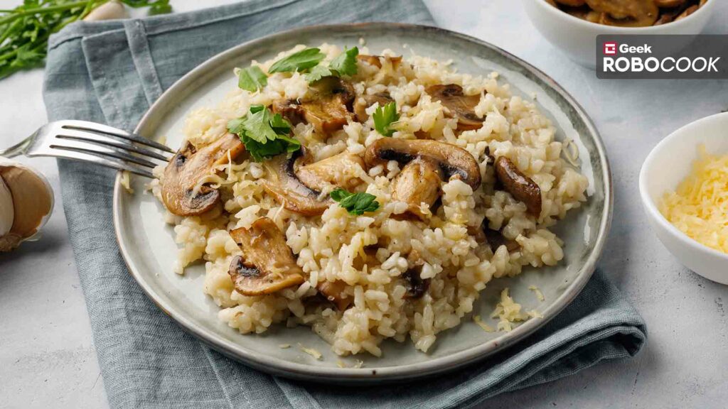 Methi Mushroom Rice