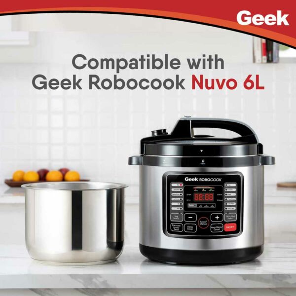6L-Stainless-Steel-Pot-Robocook-Nuvo-Electric-Pressure-Cooker